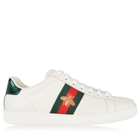 gucci bee trainers outfit|Gucci ace trainers women's.